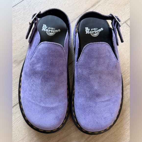 🌶️ Dr. Martens Lavender Suede Slip-Ons. Size 7 *see description. - Picture 11 of 12